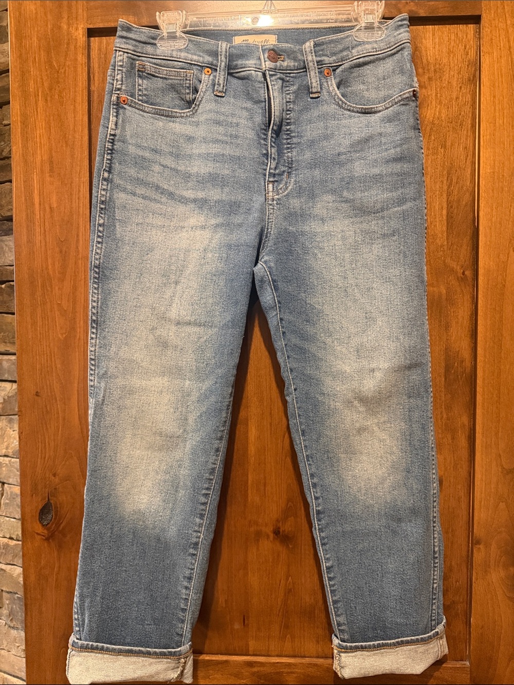 Madewell Jeans Stovepipe size 28